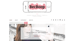Desktop Screenshot of becboop.com